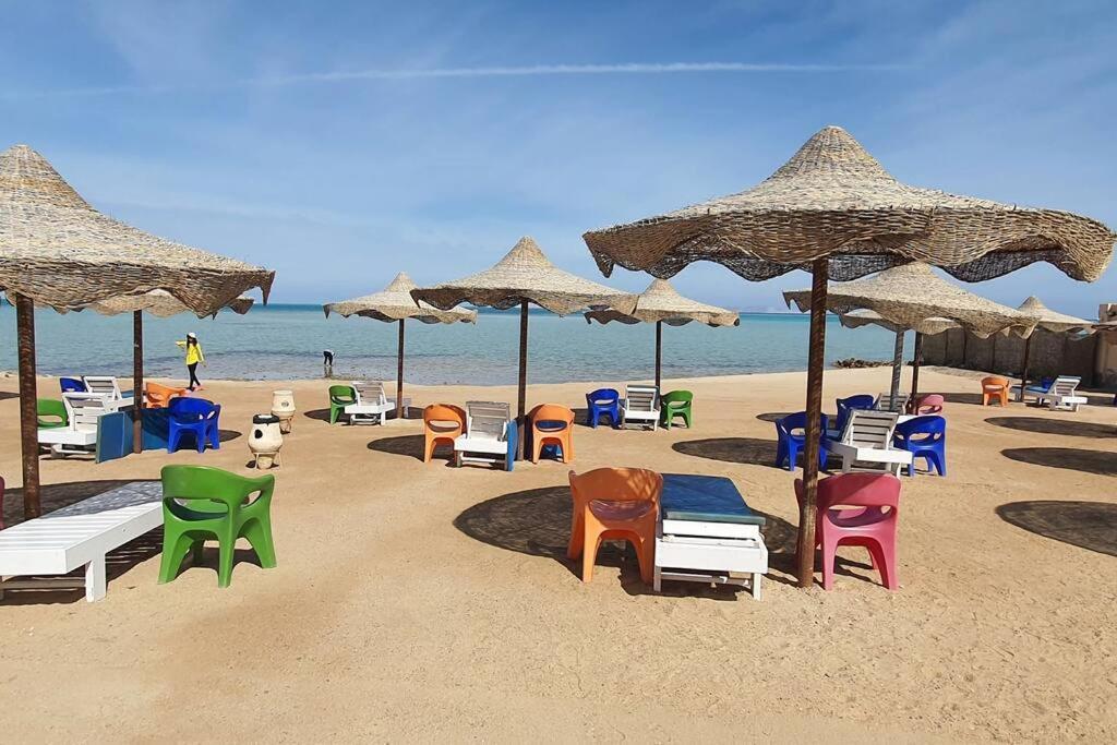Casablanca Beach Direct Sea View Tow Bedroom Apartment Хургада Экстерьер фото