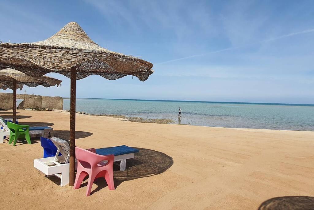 Casablanca Beach Direct Sea View Tow Bedroom Apartment Хургада Экстерьер фото