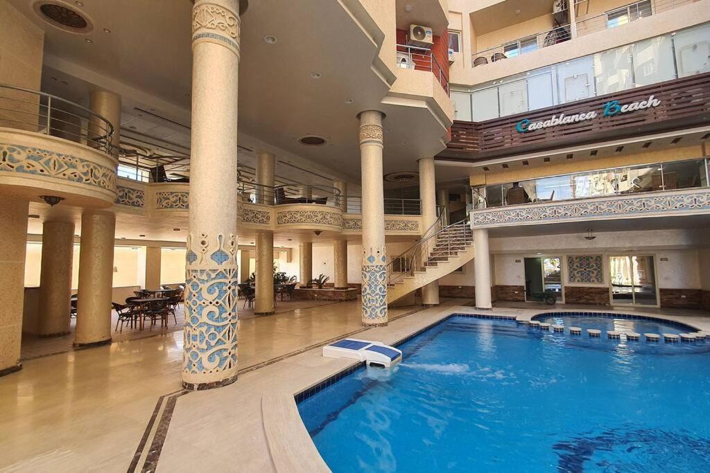 Casablanca Beach Direct Sea View Tow Bedroom Apartment Хургада Экстерьер фото